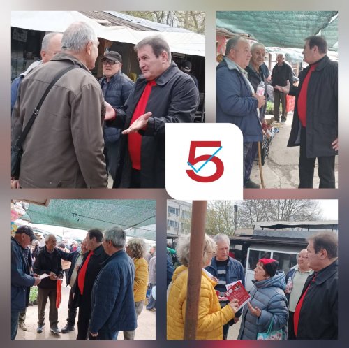 Милко Багдасаров завърши кампанията със срещи с хора в Крумовград