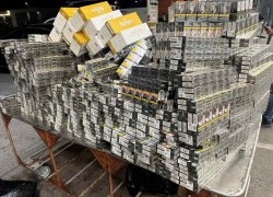 (ВИДЕО) Над 125 000 къса контрабандни цигари задържаха на МП &bdquo;Капитан Андреево&ldquo;